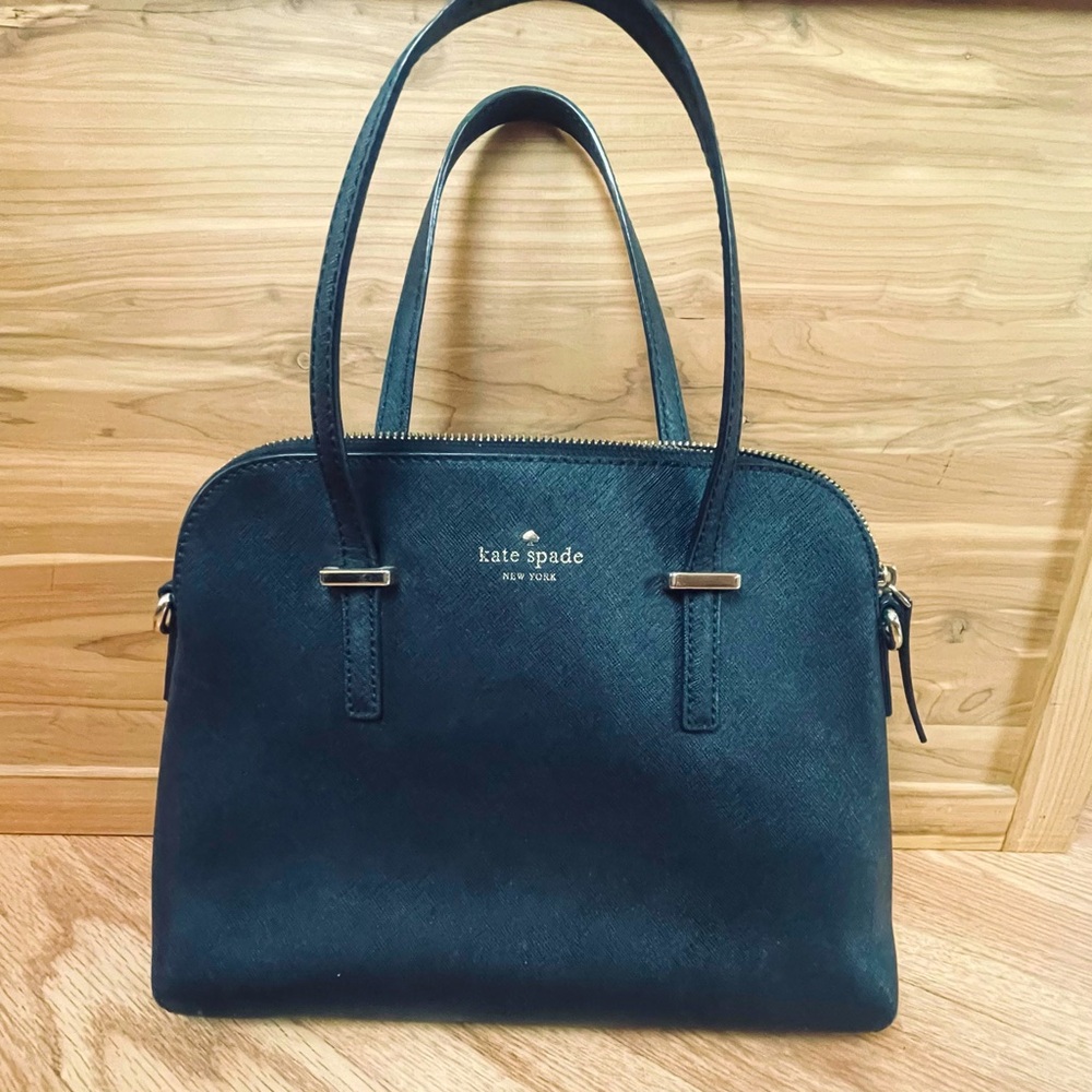 Kate Spade small black handbag.